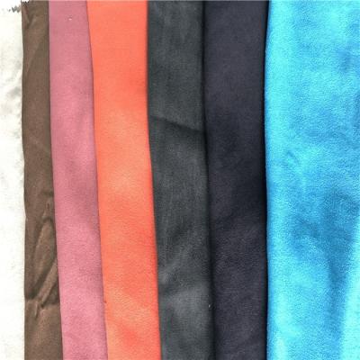 China Memory Rept Garment Textile Peach Skin Microfiber Home Waterproof Plastic 100% Recycled Suede Fabric for sale