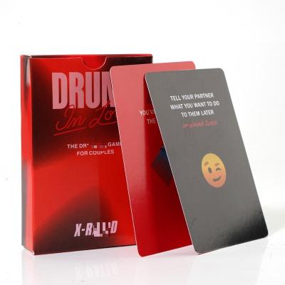 China English version of popular game board game drunk in love drunk love happy couples game card prohibited under 18 for sale