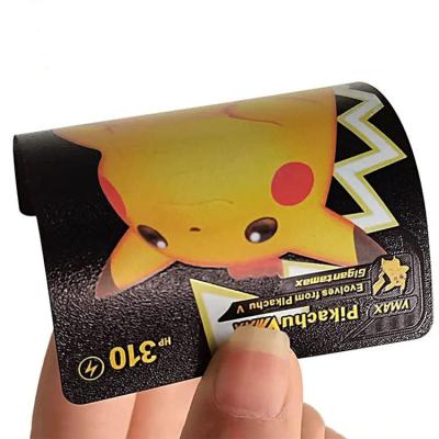 China Entertaiment Game Cards English pokemoned Push Monday Gold Foil Cards Trading Card Collection 55Pcs/Box for sale