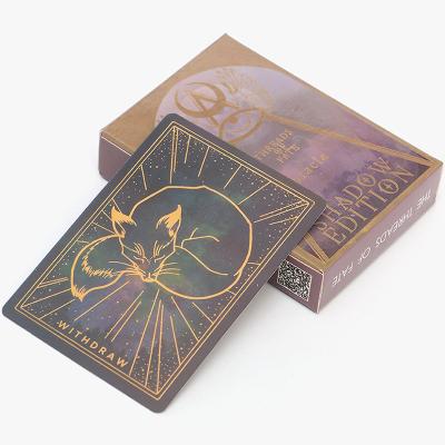 China Entertaiment Deck Cards A Box Of 55 Cards In Dark Vein Oracle Stock Card Fate Version for sale