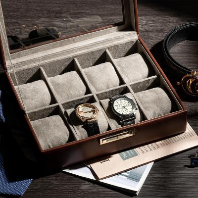 China PU Leather Smart Watch Box Watch Box Best High Quality Luxury for sale