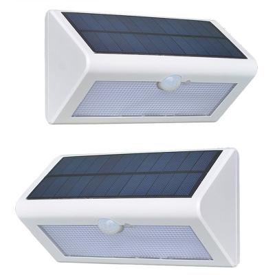 China Factory Residential Supply Outdoor Solar Powered Wall Lighting Waterproof Motion Sensor Led Garden Wall Light for sale