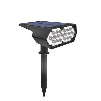 China IP65 19 LED Solar Power Landscape Light Garden Lawn Spot Lights Outdoor Wireless Waterproof Residential Walkway LED Ground Light for sale