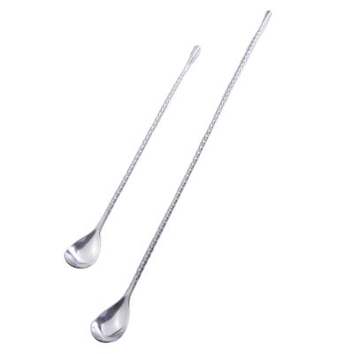 China Viable teardrop style barspoon stainless steel premium barware bar stirrer for sale