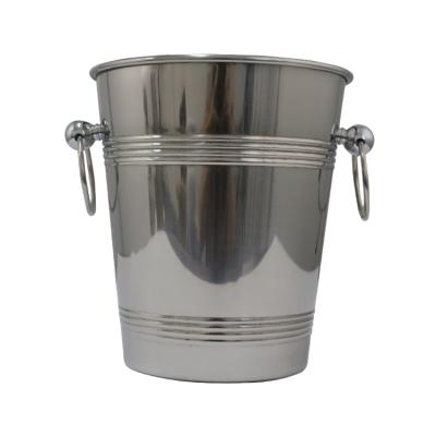 China Sustainable Custom Aluminum Mirror Stainless Steel Ice Bucket for sale