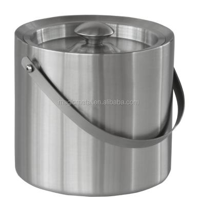 China Sustainable Beer Ice Bucket Cooler Stainless Steel for sale