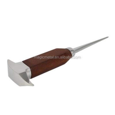 China Viable Cocktail Pick Stainless Steel Bar One Fork Ice Pick Tools for sale