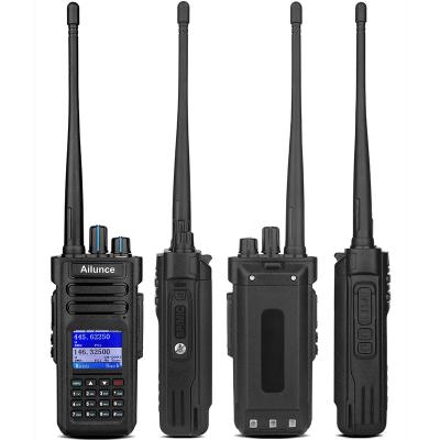 China HD1 10W Dmr Gps Outdoor Police Scanner Two Way Radio IP67 Waterproof 2900 Mah Dual Band Digital Walkie Talkie for sale