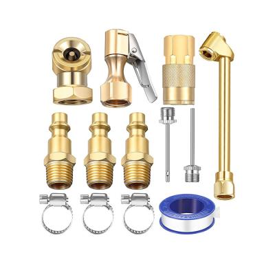 China 13PCS Heavy Duty Brass Air Chuck Set 1/4