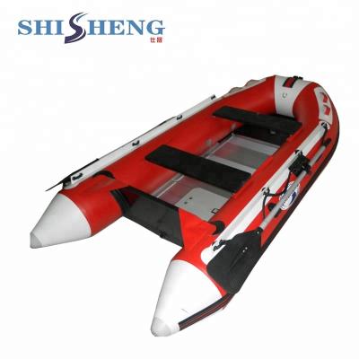 China Family Entertainment Customized PVC Inflatable Fishing Boat Raft For River And Lake for sale