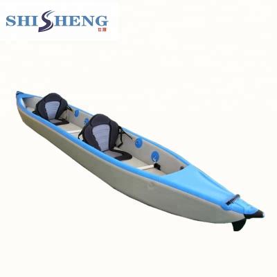 China Fishing Kayak Traveling Kayak China 0.9mm PVC 2 Person Cheap Inflatable Fishing Kayak Sale for sale