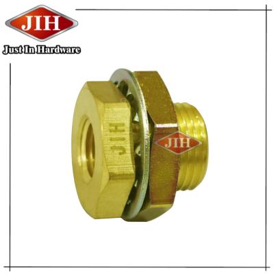 China Brass Fitting-Bulkhead Brass Fitting, Sight Nipple - FN311-J for sale