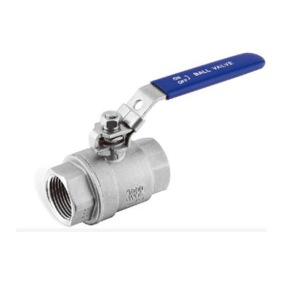 China Q11F-1000WOG (P/R) stardard BSPT DIN thread PC 2 ball valve light type stainless steel 304 /316 CF8 CF8M for sale