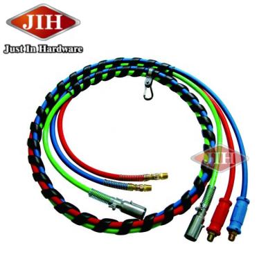 China JIH 3 in 1 Air Brake Power Line/Electrical Assemblies, Trailer Plug, Truck Wire Connector, ABS 1693J-08 for sale