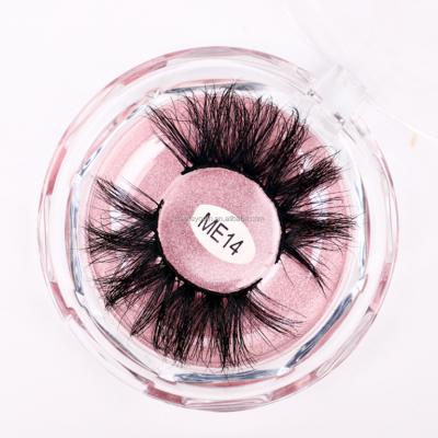 China Natural 3D False Premium Synthetic False Mink Double Silk Eyelashes for sale