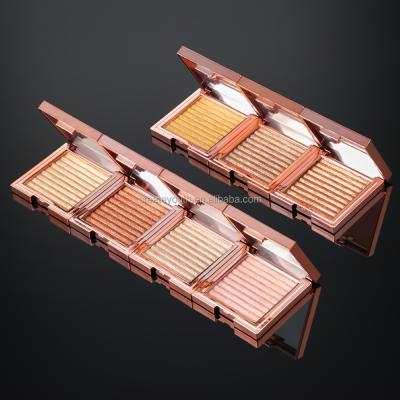 China 2021 Sunscreen Private Label Makeup Shimmer Highlight Palette With Your Own Brand Custom Print for sale