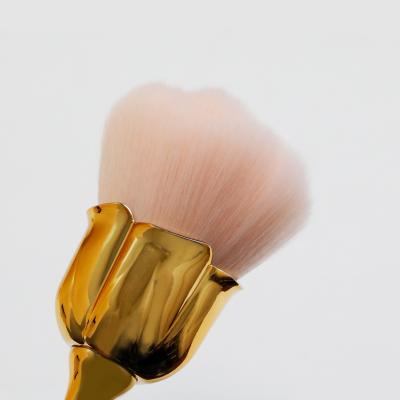 China Angular Blush Single Loose Powder Brush For Makeup for sale