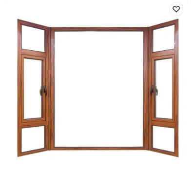 China Magnetic Screen Aluminum Profile Casement Windows for sale