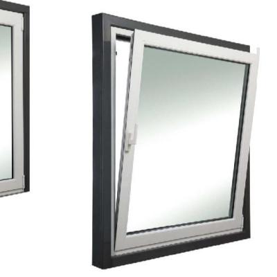 China Thermal Insulation Doorwin Custom Ultra Narrow Frame Hurricane proof Impact Aluminium Frame Windows Aluminum Tilt Turn Casement Window for sale