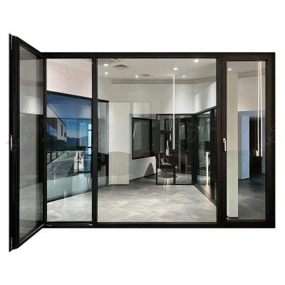 China Thermal Insulation Aluminium Slide Exterior Sliding Glass Doors showcase sliding Glass Door for sale