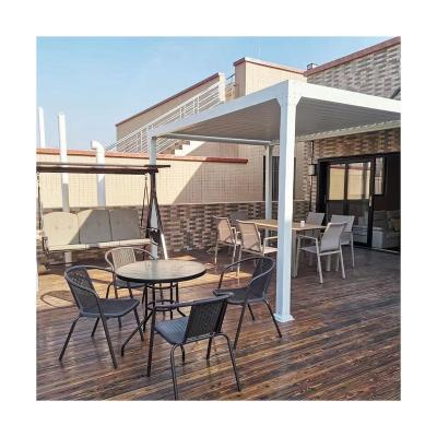 China Powder Coated New Style Hidden Drainage System Powder Coated Sustainable Safety Aluminum Pergola for sale