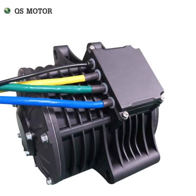 China Dirty Bike QS 138 3000W 72V 100KPH Mid Drive Motor Motor Kits With Motor Controller for sale