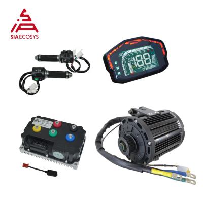 China Two Max Continuous QSMOTOR 138 Series 4000W 90H 7500W 72V 110KPH Mid Drive Motor Conversion Kit With SIAYQ72180 Controller for sale