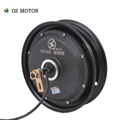 China QS Hub Motor 10inch V2 55H Waterproof Brushless Motor 4000w V2 48-72V 70-80KPH for Electric Scooter for sale