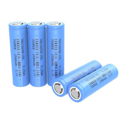 China Tragbare Niedertemperatur-Lithiumbatterie 2500mah Wiederaufladbare 18650-Zelle zu verkaufen