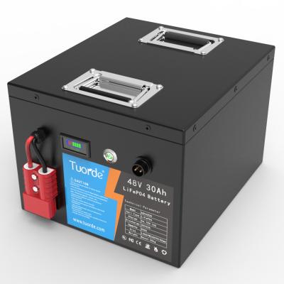 Chine Batterie au lithium personnalisée rechargeable longue durée de vie 48V 30Ah pour chariot élévateur AGV à vendre