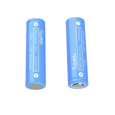 China Batería de litio de alta descarga de iones de litio 18650 3000mah Batería recargable de cilindro 10C Descarga en venta