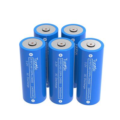 China 46120 Lithium-Eisenphosphatbatterie 3,2 V 24 Ah 3C-Entladung zu verkaufen