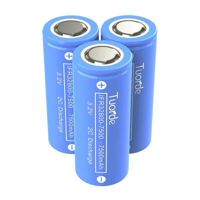 China 3.2V 7500mAh Lithium Ion Battery Cell IFR 32800 2C Discharge for sale