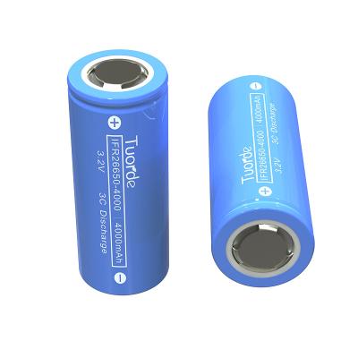 中国 3.2V 4000mAh LFP 26650 バッテリーセル 3C 長期電源の放電 販売のため