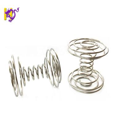 China Hourglass Stainless Steel Precision Bottle Coil Spiral Compression Spring for sale