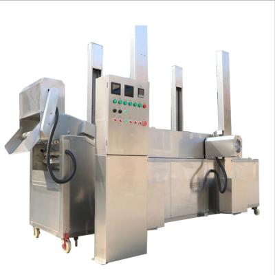 China Stainless Steel Used Continuous Nuts Fried Machinery Potato Chips making machine Deep Fryer Automatic Frying Machine Te koop