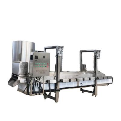 China Manufacturer stainless steel belt conveyor automatic continuous belt fryer frying machine zu verkaufen