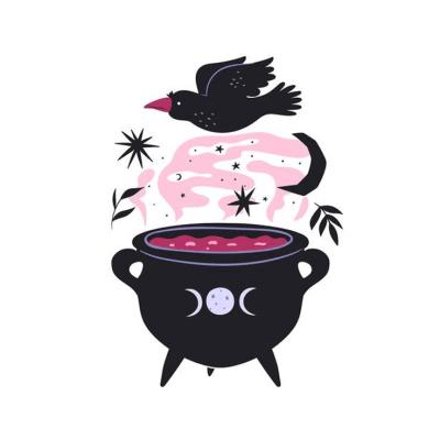 China Witch magic cauldron magic altar for sale