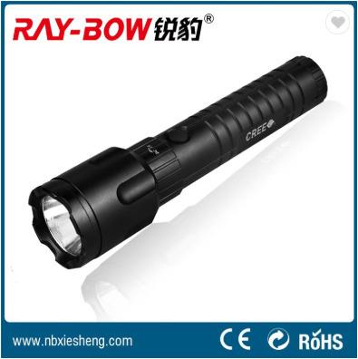 China Camping Stepless Dimming Outdoor CREE LED 18650 Rechargeable Flashlight for sale