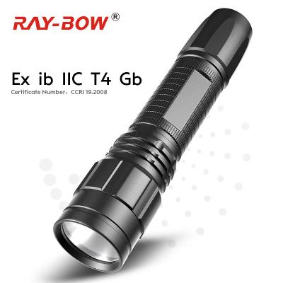 China Emergency RAY-BOW Outdoor Waterproof Tactical Lanterna Lamp Torch Rechargeable Light Explosion Proof LED+Flashlights for sale