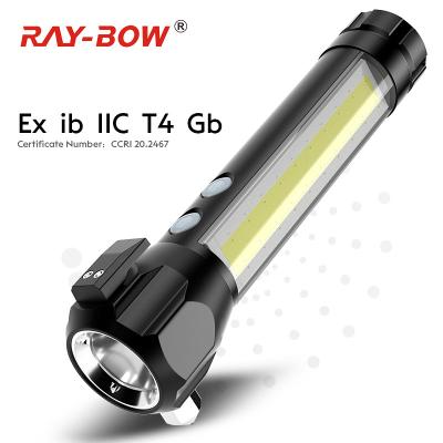 China IPX6 Waterproof Emergency Explosion Proof Flashlight With Magnetic Escape Solar Hammer SOS Suction USB Fast Charging Flashligt for sale