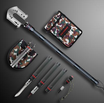 China Ourdoor 2022 New Design Stainless Steel Adjustable Multifunctional Shovel for sale