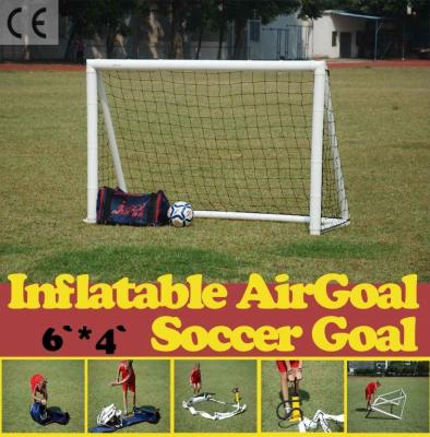 China School and clubs training made in chian with inflatable&portable soccer goals for sale