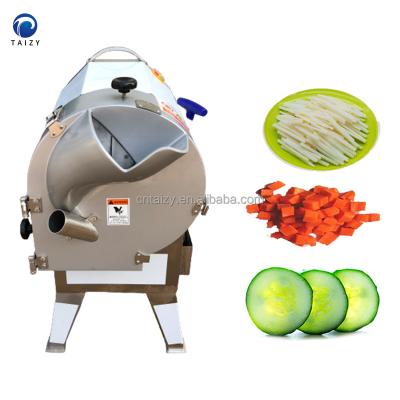 China Cutting Size Watermelon Fruit Cutter Adjustable Celery Turnips Cauliflower Broccoli Cabbage Vegetable Shredder Machine for sale