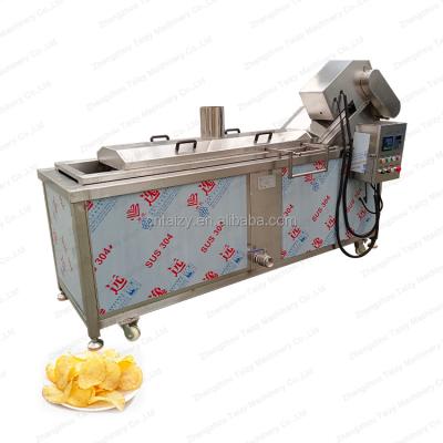 China Automatic Frying Snacks Plantain Chips Frying Machine Peanut Frying Machine for sale