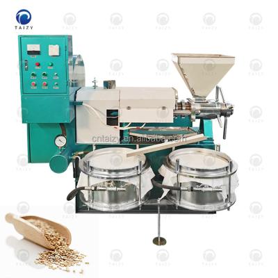 China High Oil Yield Efficiency 100kg/h Use Oil Press Machine Commercial Sunflower Oil Extractor Vegetable Seed Oil Presser for sale