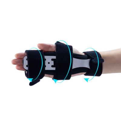 China Adjustable Breathable Factory Direct Supply Elasticity Carpal Tunnel Hand Wrist Splint Brace Palm Support Detachable Wrist Stabilize for sale