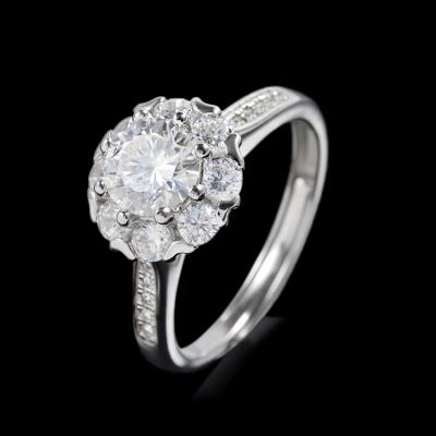 China FASHIONABLE Wedding Rings S925 Ring Gemstone Women Moissanite Rings for sale