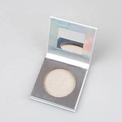 China EYE Holographic Silver Empty Blush Powder Case 26mm Compact Pan Eyeshadow Palette for sale