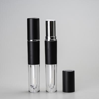 China lip gloss tube/lipstick tube 2 in 1 double side gloss cosmetic container lip makeup lipstick tube for sale